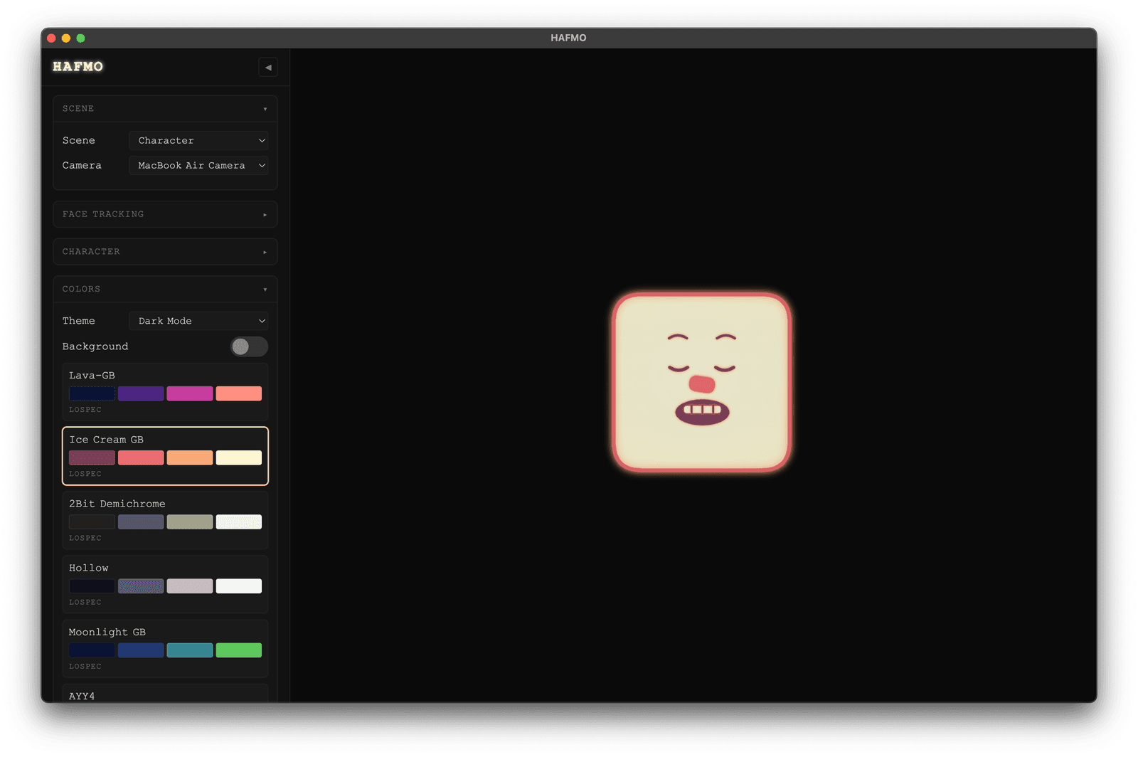 Character mode + expressions