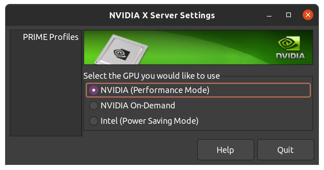 Settings Screenshot