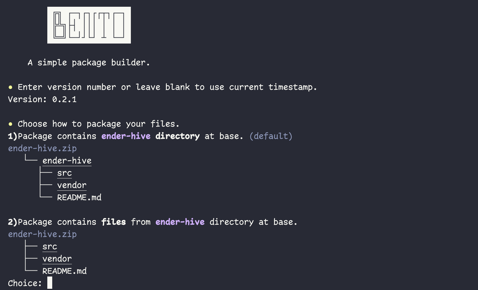 Release Bento